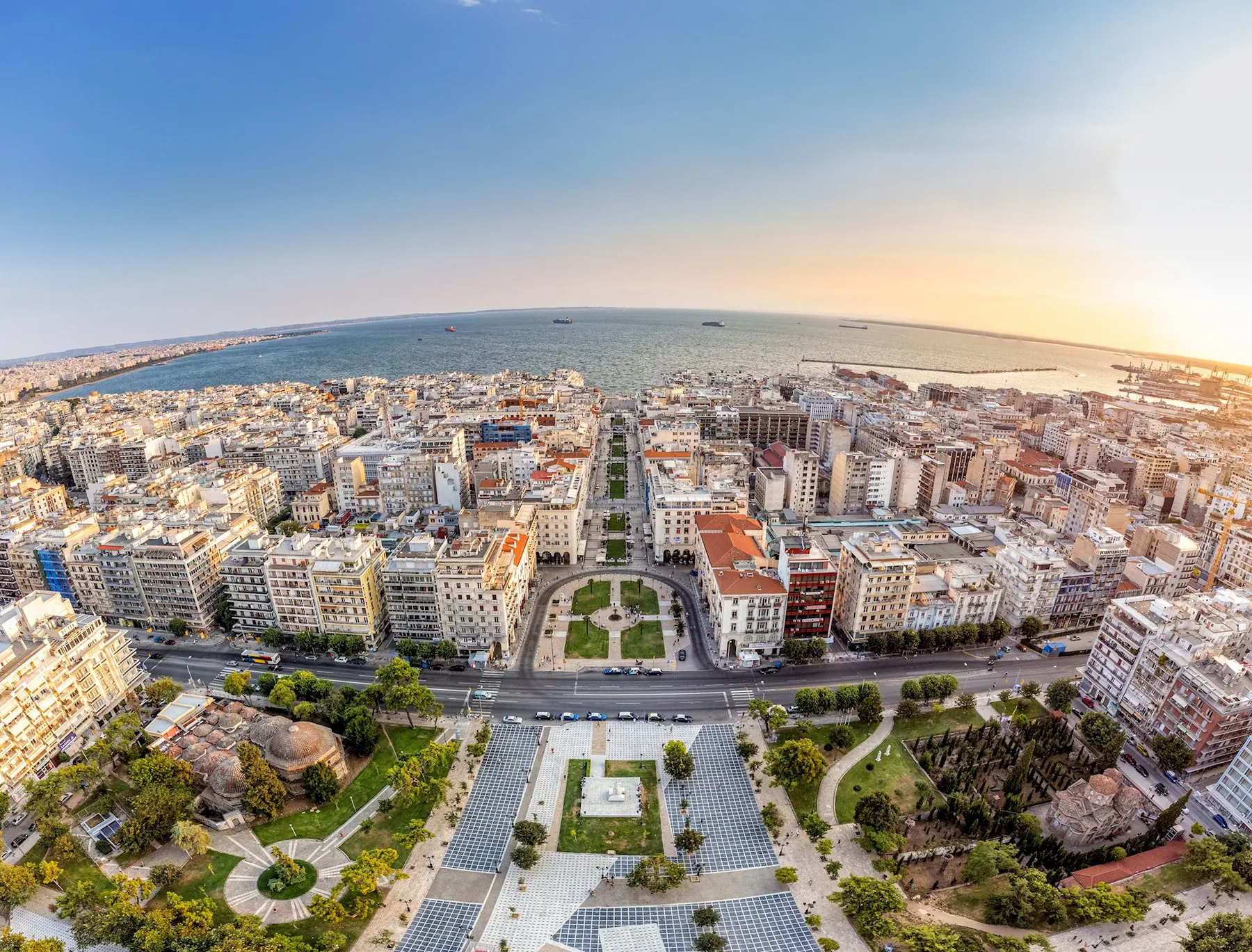Aerial view of Thessaloniki
